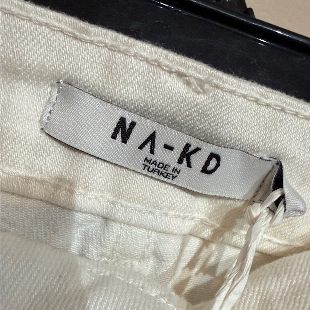 NA-KD white Denim Maxi Skirt organic cotton - Picture 3 of 7